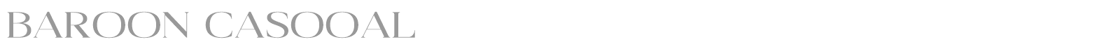 Baroon Casooal font preview